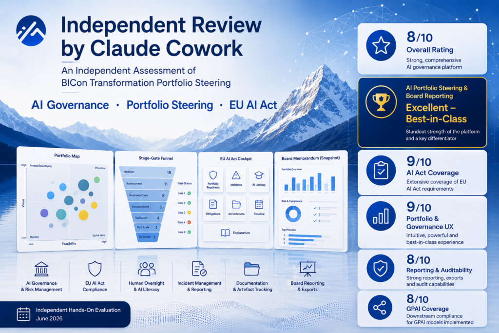 Independent Review of BICon Transformation Portfolio Steering | BICon